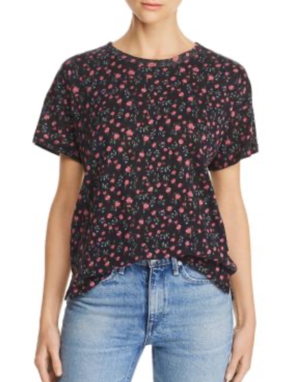Rag & Bone Floral Vintage Crewneck Tee! Size S